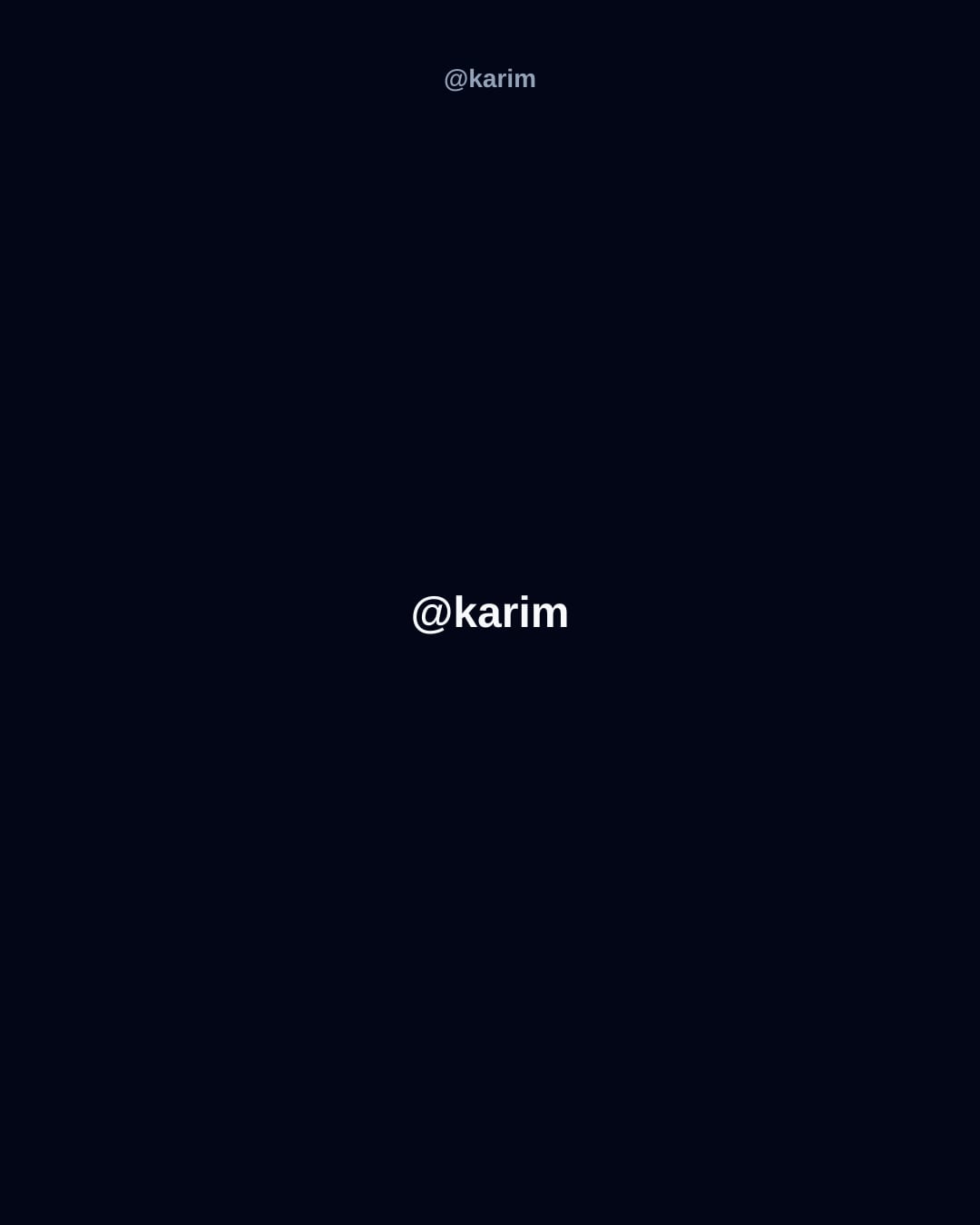 @karim on ReverseGram
