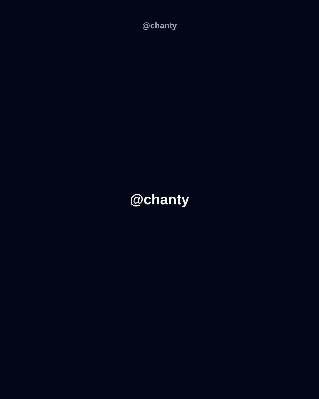 @chanty on ReverseGram