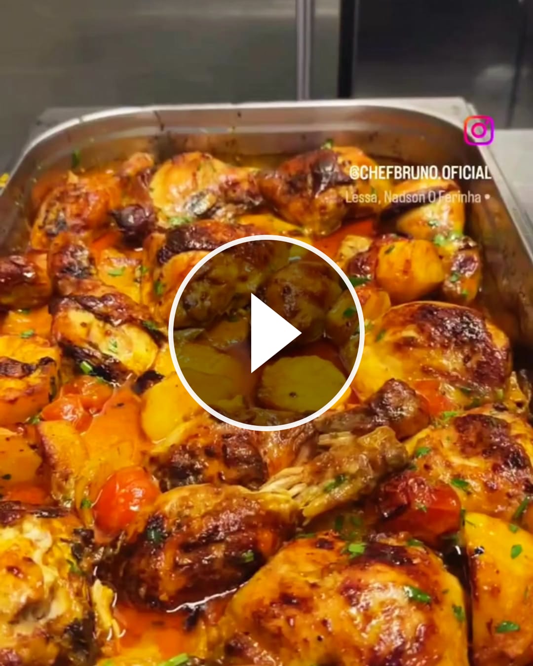 🍽 Roasted Chicken In The Oven 👨🏻‍🍳 Bruno Madeiros | Chef Bruno Official – @food.horizon