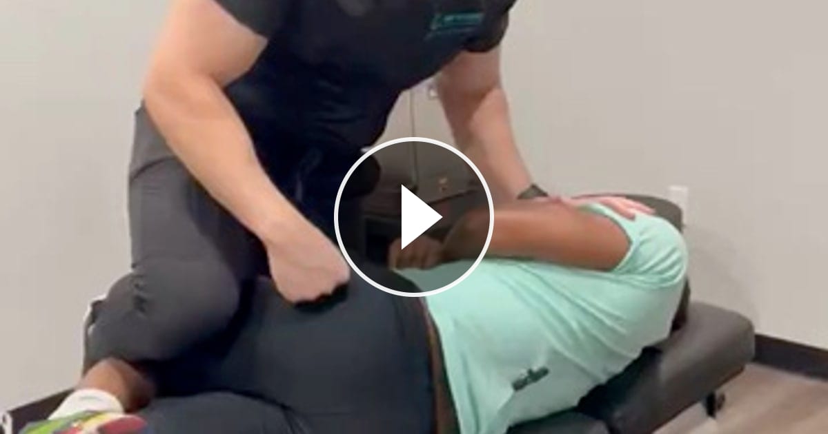 Satisfying Chiropractic Low Back Adjustment 🚀 – @andy_4