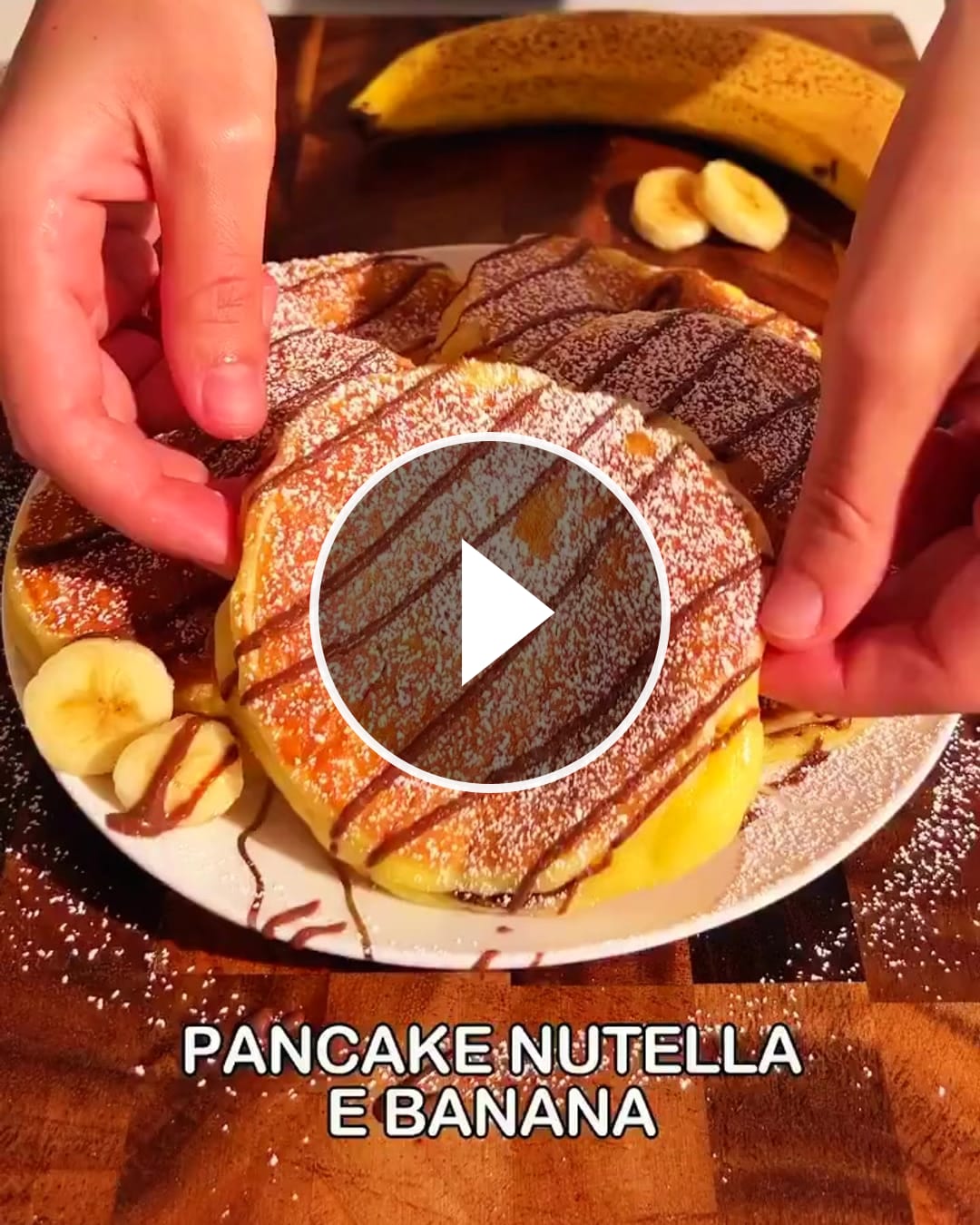 PANCAKE NUTELLA E BANANA